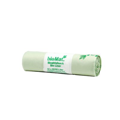 Sacs poubelle 80 L biodégradables et compostables (20 rouleaux)